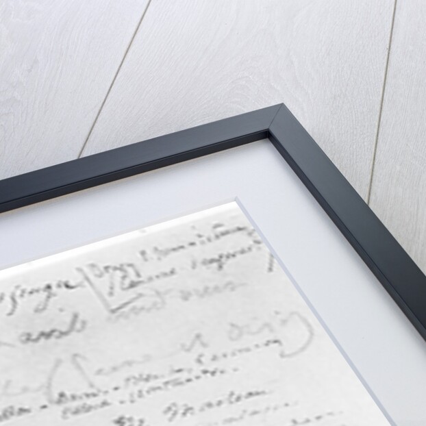 Portrait of Jeanne Duval with notes by Auguste Poulet-Malassis 1858-60 by Charles Pierre Baudelaire