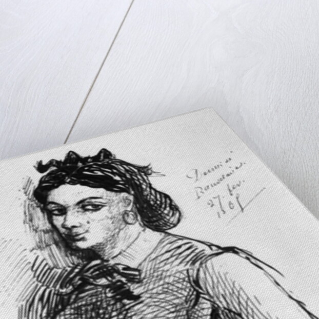 Jeanne Duval, 1865 by Charles Pierre Baudelaire