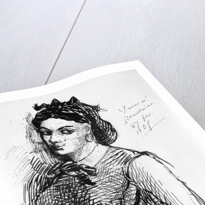 Jeanne Duval, 1865 by Charles Pierre Baudelaire