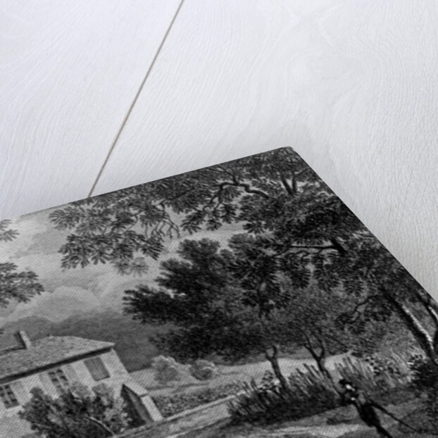 Les Charmettes House of Madame de Warens near Chambery, where Rousseau stayed by French School