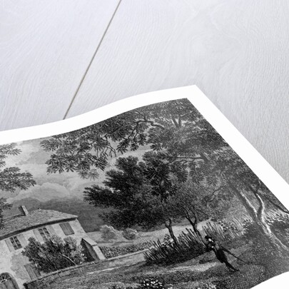 Les Charmettes House of Madame de Warens near Chambery, where Rousseau stayed by French School