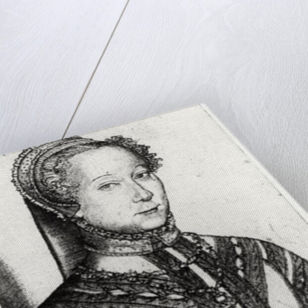 Louise Labe La Belle Cordiere, 1555 by Pierre Woeiriot de Bouzey