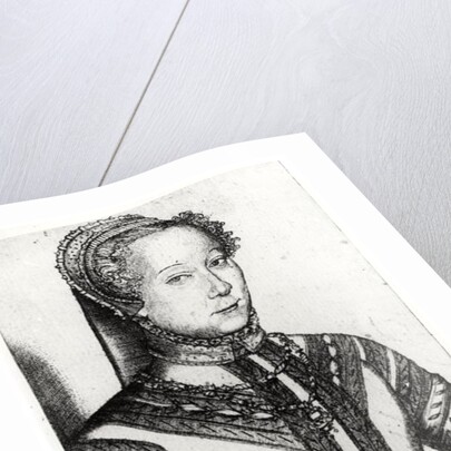 Louise Labe La Belle Cordiere, 1555 by Pierre Woeiriot de Bouzey