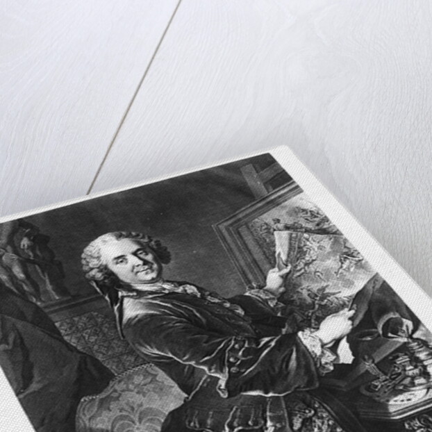 Jean Baptiste Masse engraved by Johan Georg Wille 1755 by Louis M. Tocque