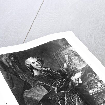 Jean Baptiste Masse engraved by Johan Georg Wille 1755 by Louis M. Tocque