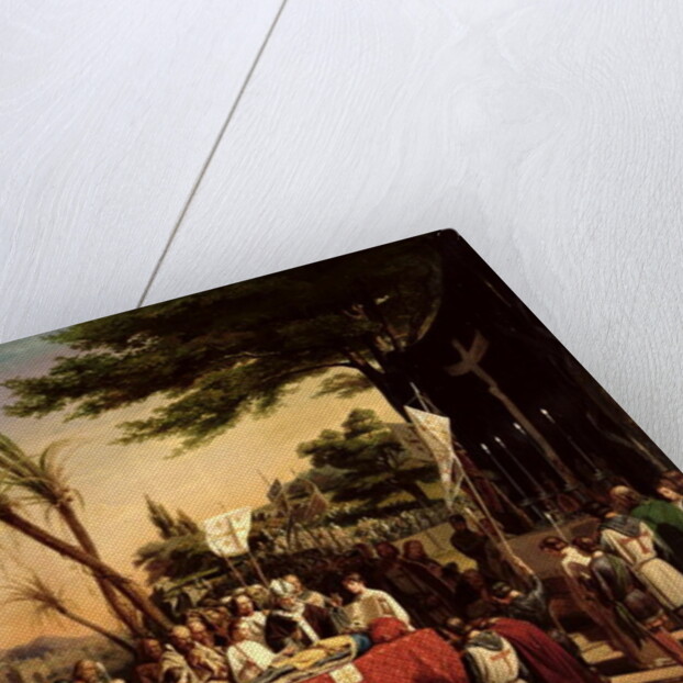 Funeral of Godfrey of Bouillon in Jerusalem, 23rd July 1100, 1838 by Edouard (1799-1877) Cibot