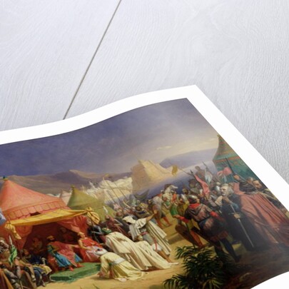 The Taking of Tripoli, April 1102, 1842 by Charles Alexandre Debacq