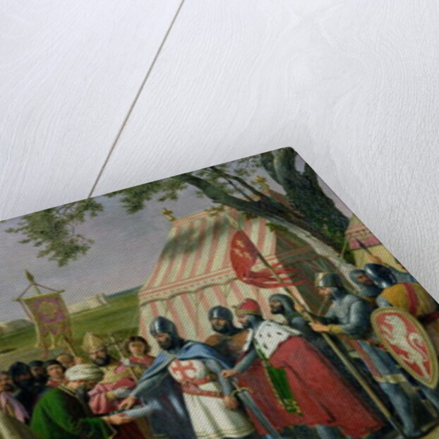 Count of Tripoli accepting the Surrender of the city of Tyre in 1124, 1840 by Alexandre-Francois Caminade