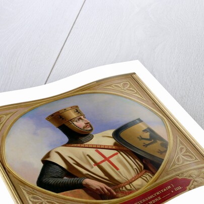 Robert II le Hierosolymitain, Count of Flanders 1843 by Henri Decaisne