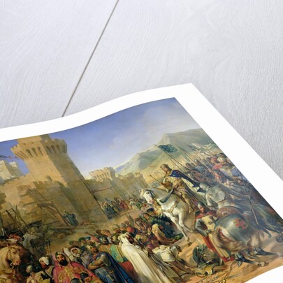 Ptolemais returns to King Philip Augustus and King Richard the Lionheart on July 13th 1191, 1840 by Merry Joseph Blondel