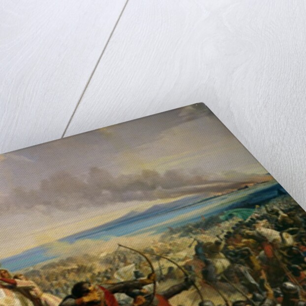 The Battle of Montgisard, c.1842 by Charles-Philippe Lariviere