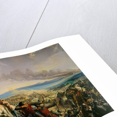 The Battle of Montgisard, c.1842 by Charles-Philippe Lariviere