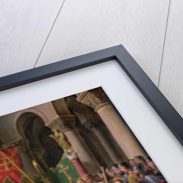 Philip Augustus King of France Taking the Banner in St. Denis, 24th June 1190, 1841 by Pierre Henri Revoil