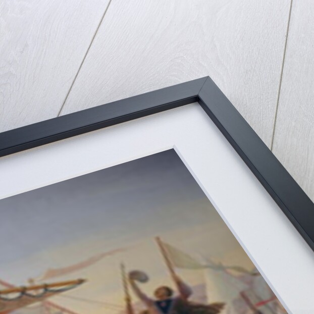 The Crossing of the Bosphorus by Godfrey of Bouillon and his Brother, Baldwin, in 1097, 1854 by Emile Signol