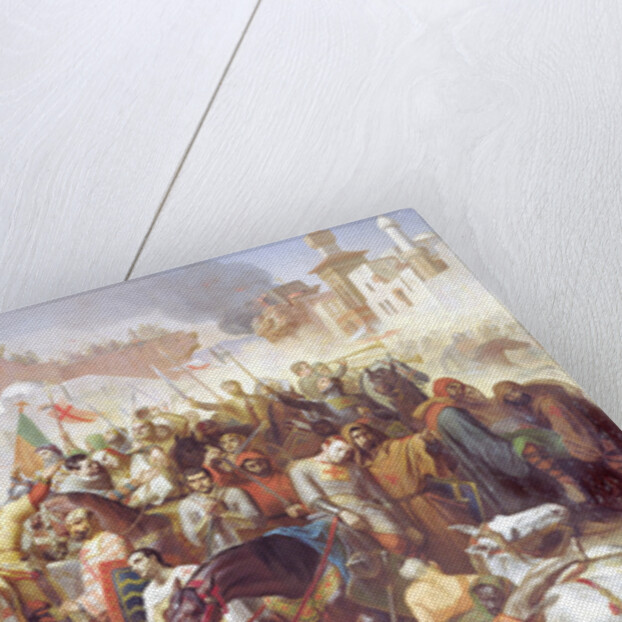 Taking of Jerusalem by the Crusaders, 15th July 1099, 1847 by Emile Signol