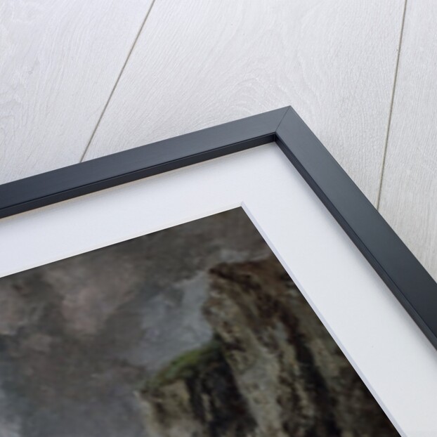 Downpour at Etretat by Gustave Courbet