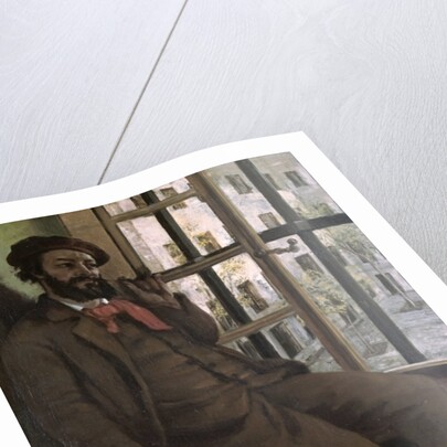 Self Portrait at Sainte-Pelagie, 1871 by Gustave Courbet