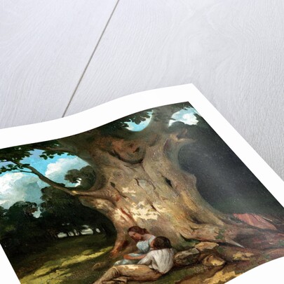 The Large Oak, 19th century by Gustave Courbet