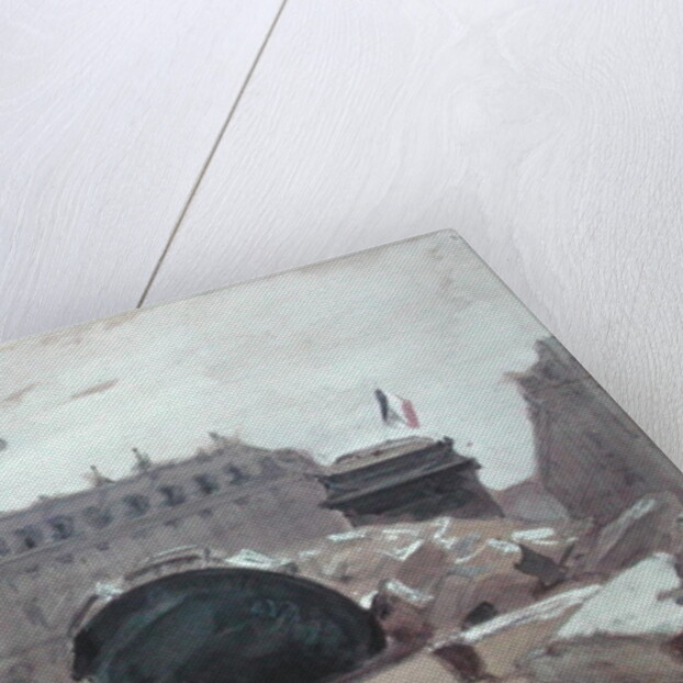 Paris Commune: The Fall of the Vendome Column, 29th May 1871 by Isidore Pils