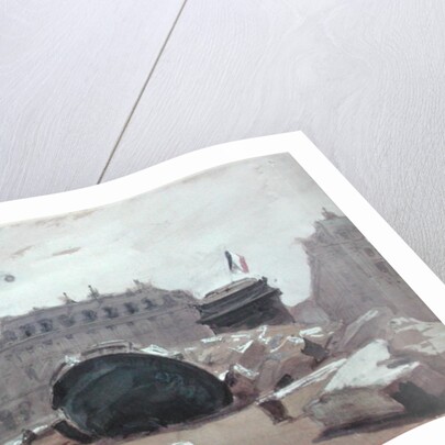 Paris Commune: The Fall of the Vendome Column, 29th May 1871 by Isidore Pils