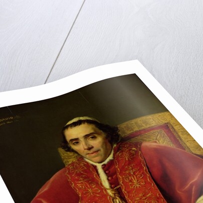 Portrait of Pope Pius VII, 1805 by Jacques Louis David