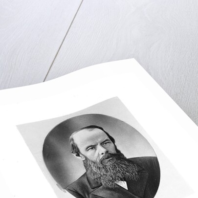 Portrait of Fyodor Mikhailovich Dostoyevsky by Russian Photographer