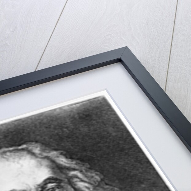 Portrait of Thomas Hobbes by Wenceslaus (after) Hollar