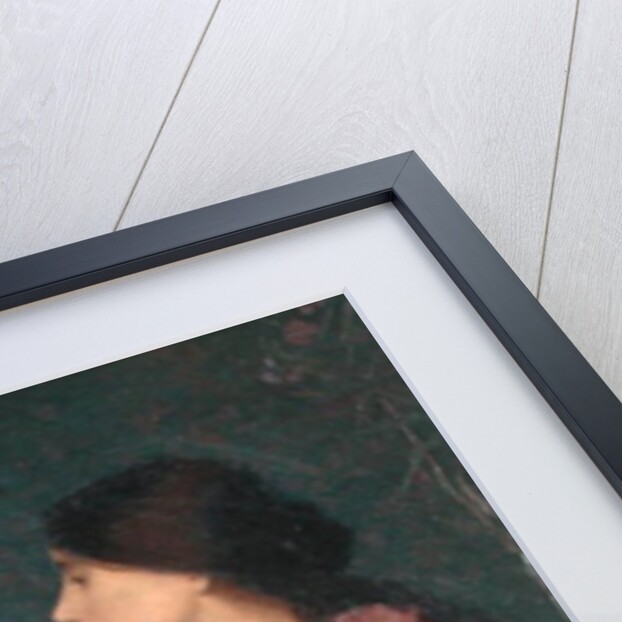 Seated Portrait of Thadee-Caroline Jacquet, later Madame Aman-Jean, before 1892 by Edmond-Francois Aman-Jean