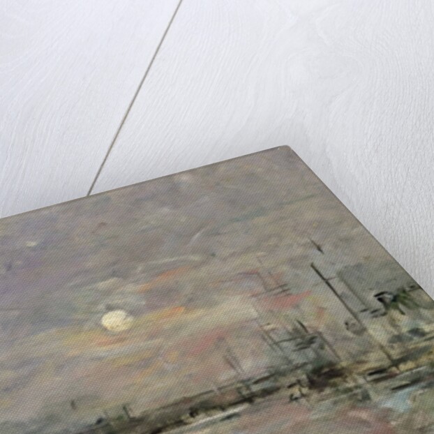 Dusk on the Commercial Dock at Le Havre, c.1892-94 by Eugene Louis Boudin