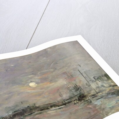 Dusk on the Commercial Dock at Le Havre, c.1892-94 by Eugene Louis Boudin