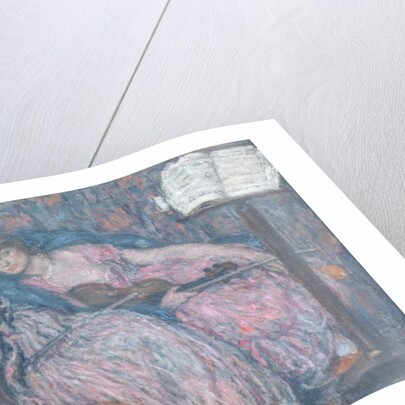 The Two Violinists by Edmond-Francois Aman-Jean