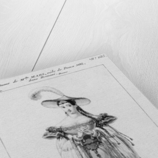 Costume Design for Mademoiselle Mars in the Role of Dona Sol, in 'Hernani' by Victor Hugo by French School