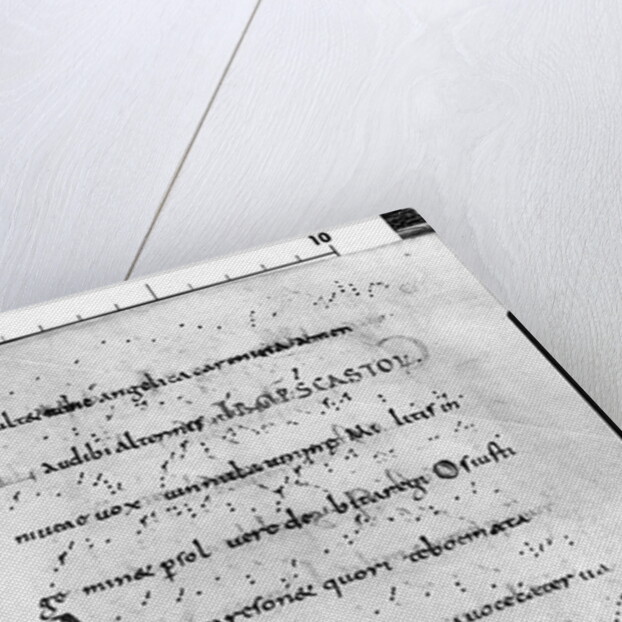 Ms. 17 fol. 289 Introit for the feast of St. Castor by French School