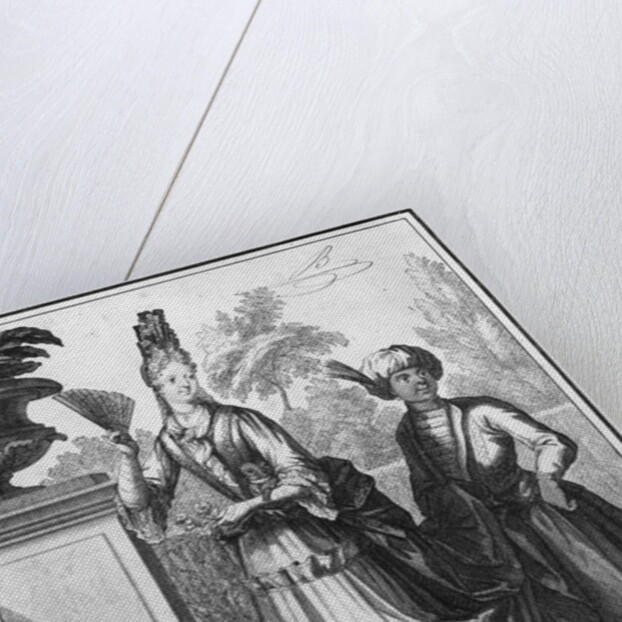 Noblewoman's dress, late 17th century by Robert Bonnart