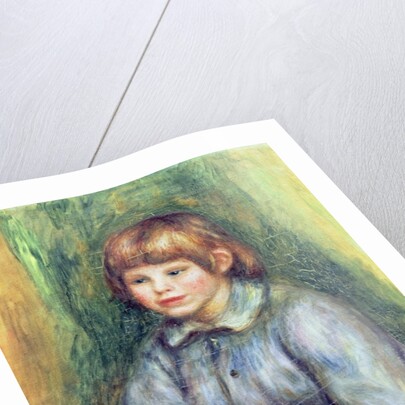 Seated Portrait of Claude Renoir 1905-08 by Pierre Auguste Renoir