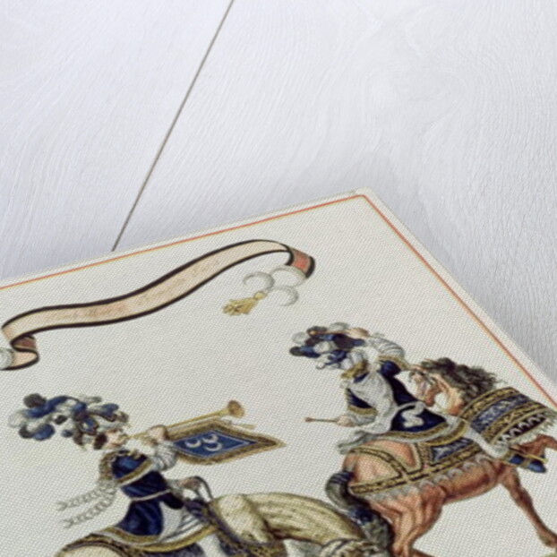 Turkish Drummer and Trumpeter, part of the Carousel Given by Louis XIV in Front of the Tuileries, 5th June 1662 by French School