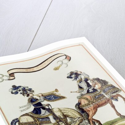 Turkish Drummer and Trumpeter, part of the Carousel Given by Louis XIV in Front of the Tuileries, 5th June 1662 by French School