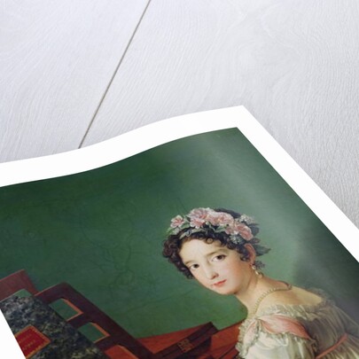 The Artist's Daughter at the Clavichord by Zacarias Gonzalez Velazquez