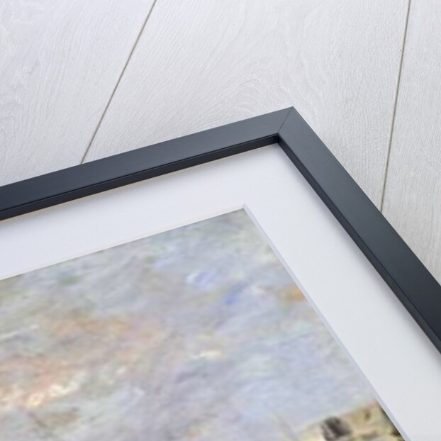 Woman in White on the Beach at Trouville, 1869 by Eugene Louis Boudin