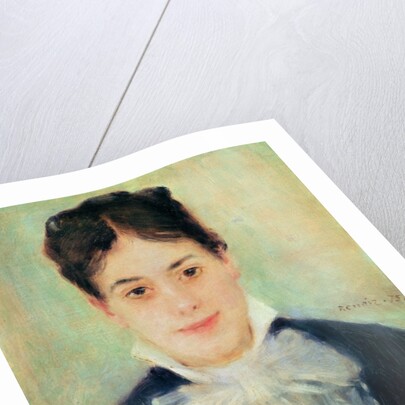 Woman Smiling, 1875 by Pierre Auguste Renoir