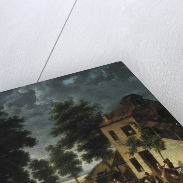 The Coeur Volant Coaching Inn at Louveciennes, 1867 by Adolphe Roehn