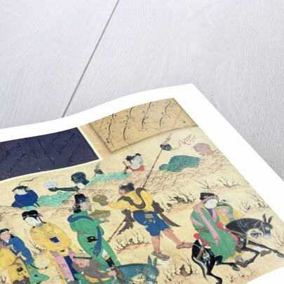 Transporting ceramics, 15th century by School Chinese