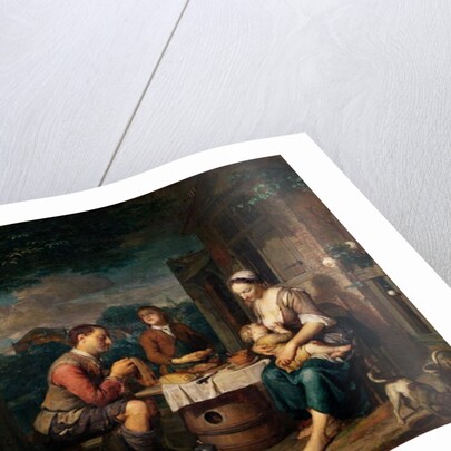 Saying Grace by Karel de Moor