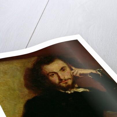 Portrait of Charles Baudelaire 1844 by Emile Deroy