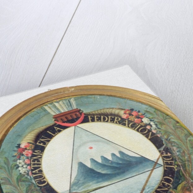 Badge of the Federation of Guatemala, 15th September 1821 by Guatemalan School