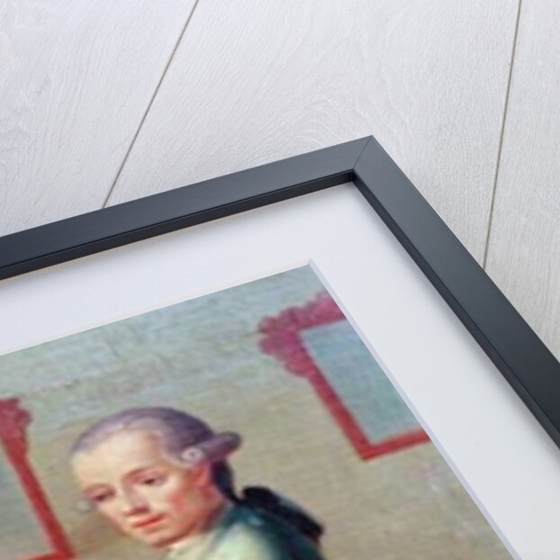 A Spanish Man and his Pure-Bred Mexican Wife, from a series on mixed race marriages in Mexico by Mexican School