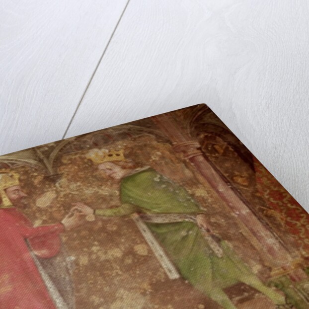 The Holy Roman Emperor Charles IV receiving a thorn from the crown of Christ from the French king, Jean II by Nikolaus Wurmser