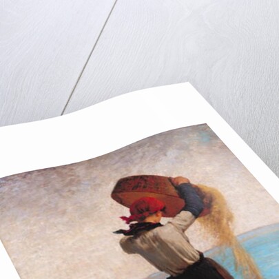 The Winnowers, 1869 by Francois Nicolas Augustin Feyen-Perrin