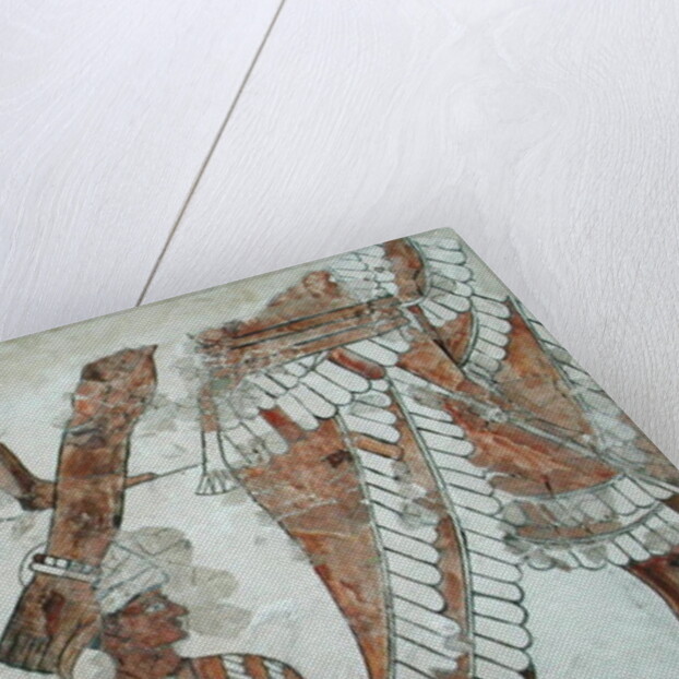 Investiture of the king by the goddess Ishtar by Mesopotamian Mesopotamian