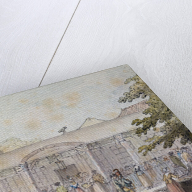 The Cafe Goddet, Boulevard du Temple, at the Time of the Consulat, 1799-1804 by Jacques Francois Joseph Swebach